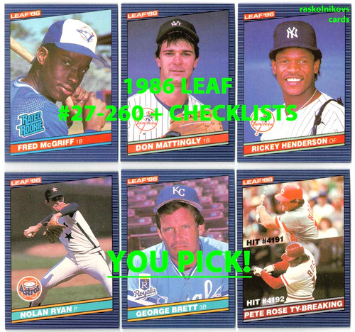 1986 donruss leaf canadian - 1986,